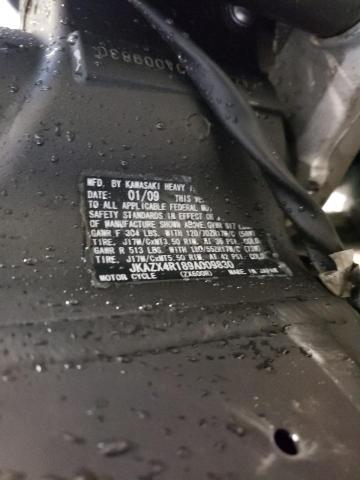 2009 KAWASAKI ZX600 R - JKAZX4R189A009830