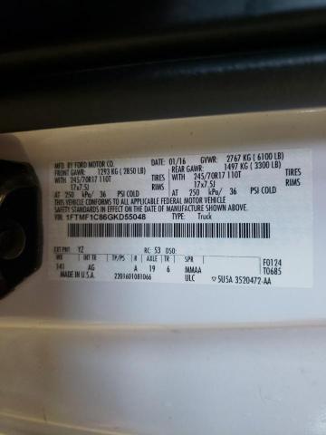 2016 FORD F150 - 1FTMF1C86GKD55048