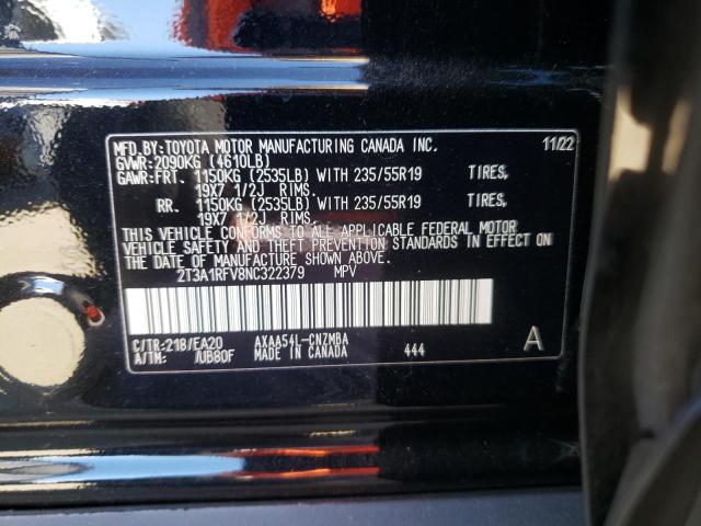 2022 TOYOTA RAV4 XLE P - 2T3A1RFV8NC322379