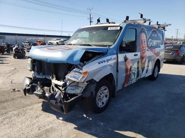 Salvage cars for sale from Copart Sun Valley, CA: 2017 Nissan NV 1500 S