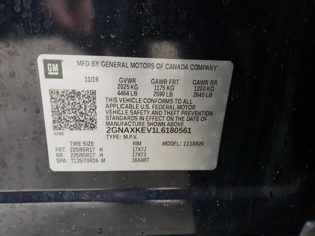 2020 CHEVROLET EQUINOX LT - 2GNAXKEV1L6180561
