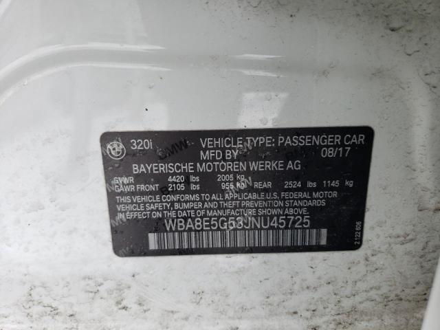 WBA8E5G53JNU45725 BMW 320 XI