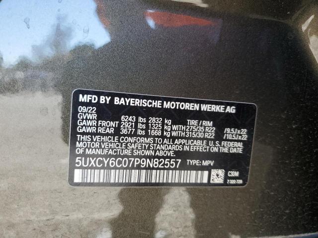 2023 BMW X6 XDRIVE4 - 5UXCY6C07P9N82557