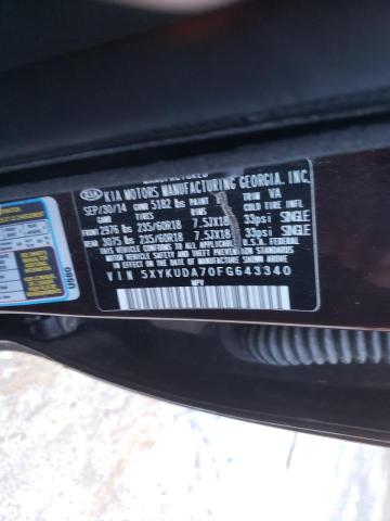 5XYKUDA70FG643340 KIA SORENTO EX
