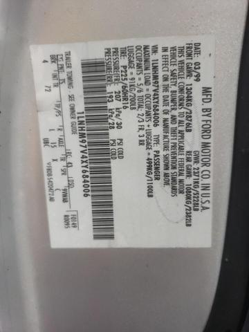 1LNHM97V4XY684006 Lincoln Continental