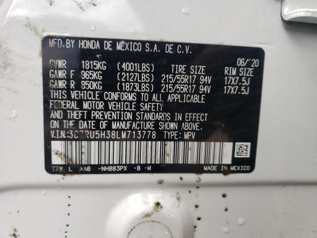 2020 HONDA HR-V LX 3CZRU5H38LM713778
