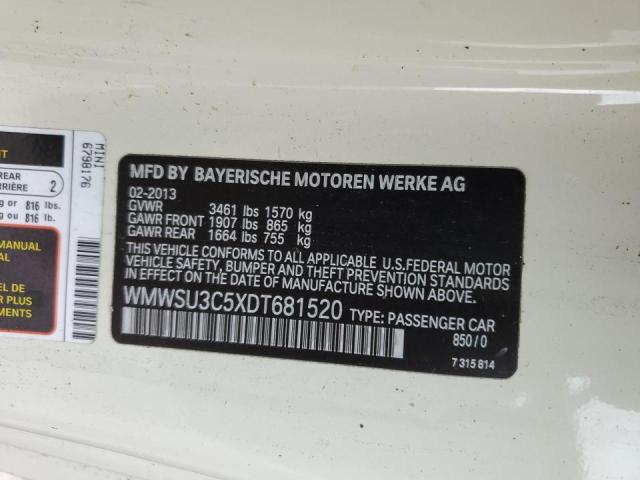 WMWSU3C5XDT681520 Mini Cooper