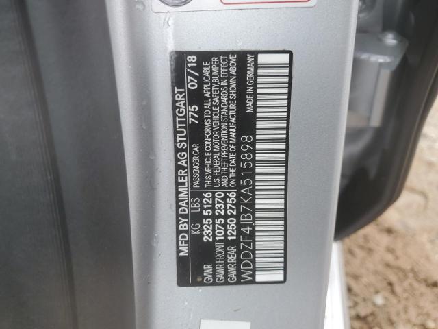 2019 MERCEDES-BENZ E 300 - WDDZF4JB7KA515898
