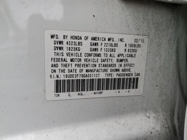 19UDE2F79GA001107 Acura Ilx Premium Tech