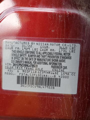 2022 NISSAN KICKS SV - 3N1CP5CV9NL479528