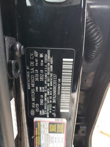 3KPA24AB0KE201137 KIA RIO S