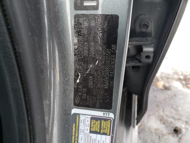 KNAFK5A88G5635581 KIA FORTE LX