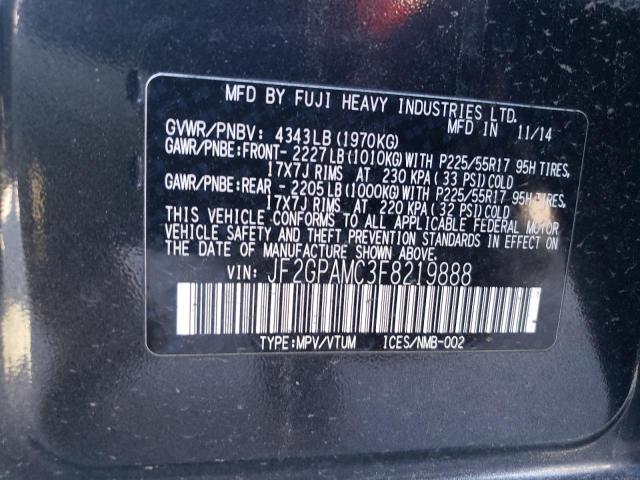 JF2GPAMC3F8219888 Subaru Xv Crosstrek 2.0 Limited