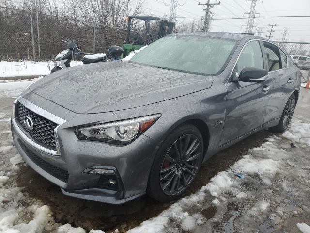 Infiniti Q50 salvage cars for sale: 2019 Infiniti Q50 RED Sport 400