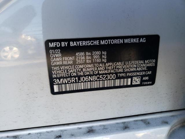 3MW5R1J06N8C52300 BMW 330I