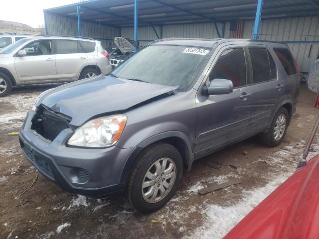 Salvage cars for sale from Copart Colorado Springs, CO: 2006 Honda CR-V SE