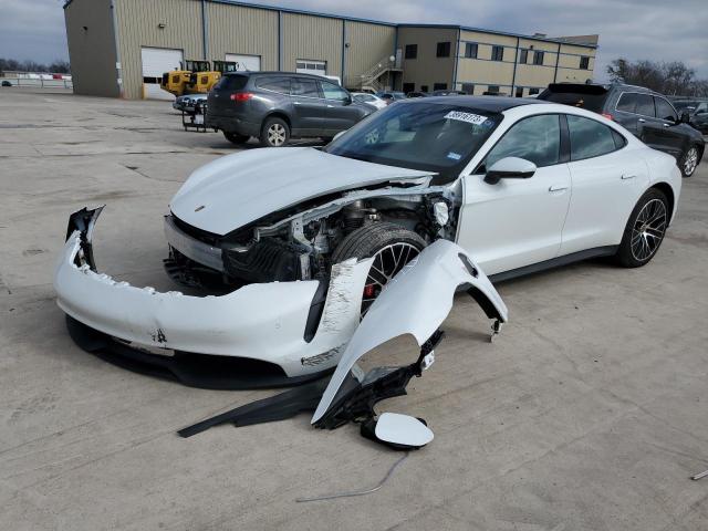 Salvage cars for sale at Wilmer, TX auction: 2021 Porsche Taycan 4S