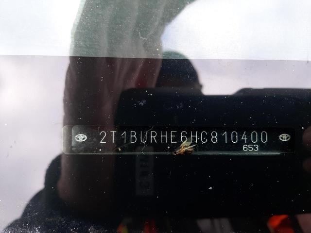 2017 TOYOTA COROLLA L 2T1BURHE6HC810400