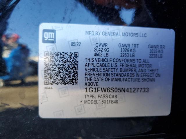 2022 CHEVROLET BOLT EV 1L 1G1FW6S05N4127733