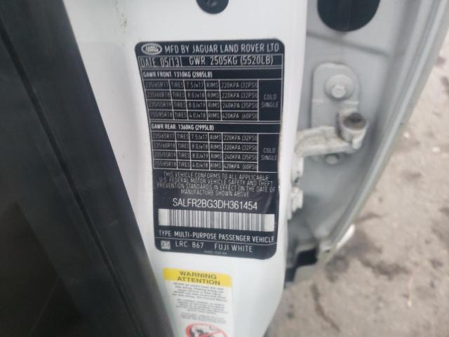 SALFR2BG3DH361454 Land Rover LR2 HSE