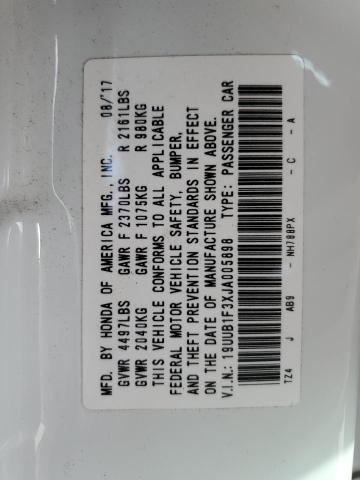 2018 ACURA TLX - 19UUB1F3XJA005898