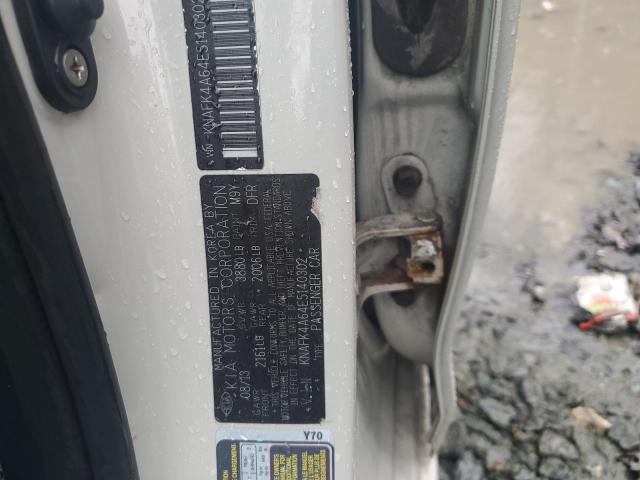 KNAFK4A64E5140302 KIA FORTE LX