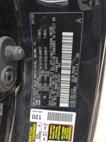 2020 TOYOTA SIENNA XLE 5TDYZ3DC7LS063841
