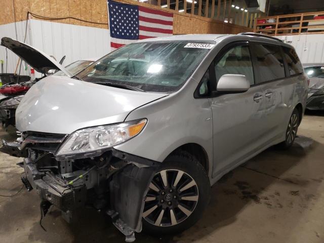 Salvage cars for sale from Copart Anchorage, AK: 2019 Toyota Sienna LE