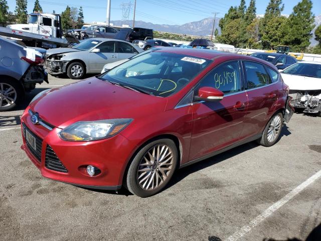 2014 FORD FOCUS TITANIUM VIN: 1FADP3N27EL355722