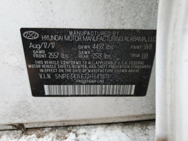 2018 HYUNDAI SONATA SPO - 5NPE34AF2JH641811