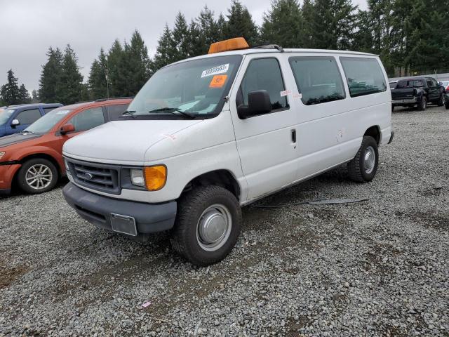 Salvage cars for sale from Copart Graham, WA: 2003 Ford Econoline E350 Super Duty Van