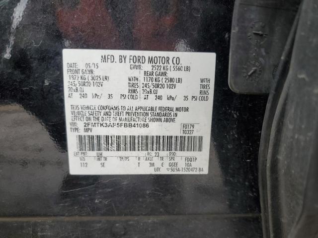 2015 FORD EDGE SPORT - 2FMTK3AP5FBB41086