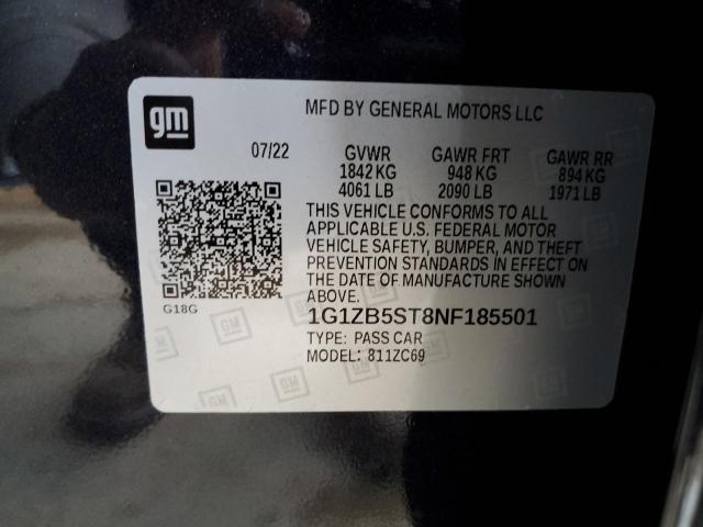 2022 CHEVROLET MALIBU LS - 1G1ZB5ST8NF185501