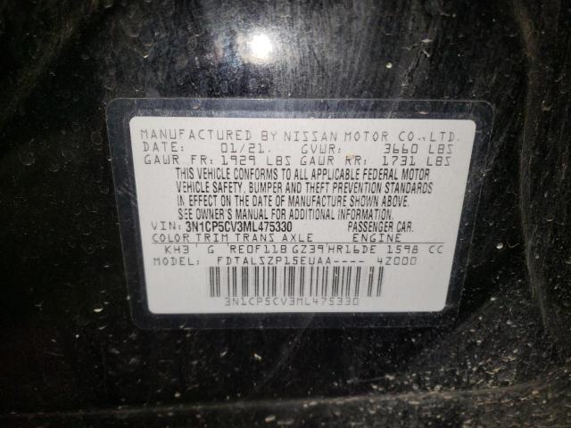 2021 NISSAN KICKS SV - 3N1CP5CV3ML475330