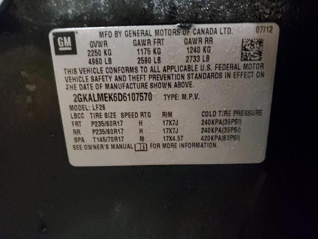 2GKALMEK6D6107570 GMC Terrain Sle