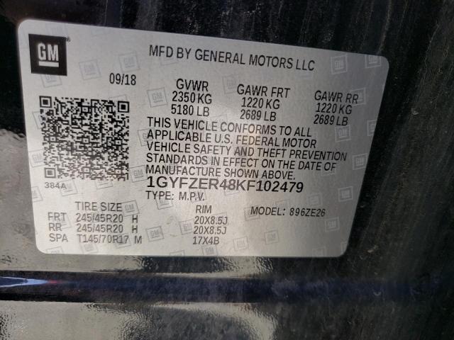 2019 CADILLAC XT4 SPORT - 1GYFZER48KF102479