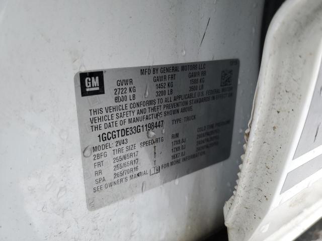 2016 CHEVROLET COLORADO Z - 1GCGTDE33G1198447