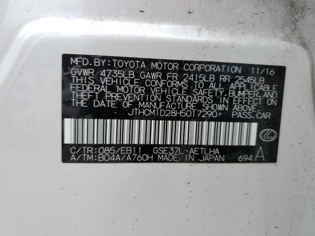 2017 LEXUS IS 300 - JTHCM1D28H5017290