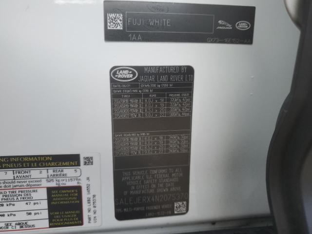 2022 LAND ROVER DEFENDER 1 - SALEJERX4N2075370