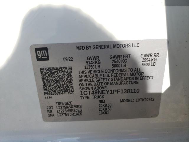 1GT49NEY1PF138110 GMC Sierra K2500 Slt