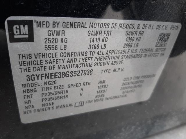 2016 CADILLAC SRX LUXURY - 3GYFNEE38GS527938