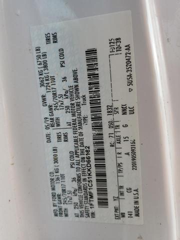 2019 FORD F150 - 1FTMF1C51KKD66182