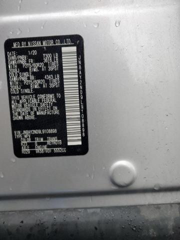 2020 NISSAN ARMADA SV - JN8AY2ND9L9108898