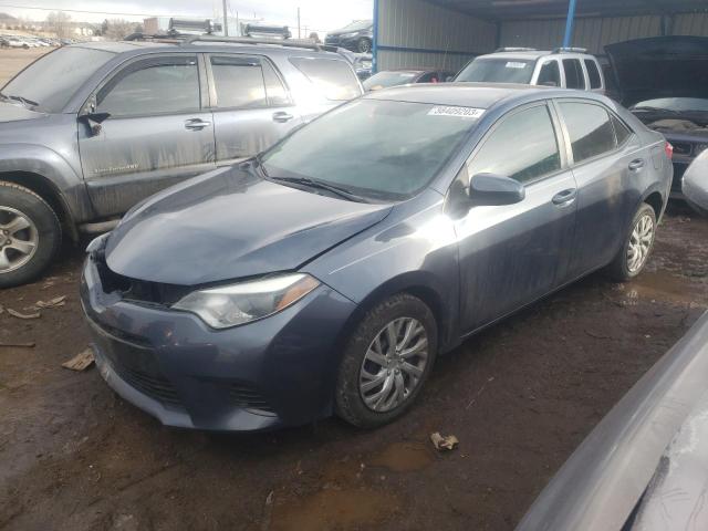 Salvage cars for sale from Copart Colorado Springs, CO: 2016 Toyota Corolla L