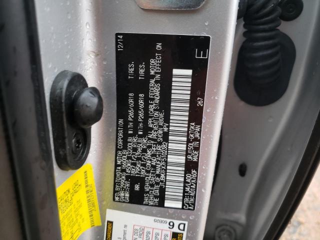 2015 LEXUS GX 460 JTJBM7FX7F5102382