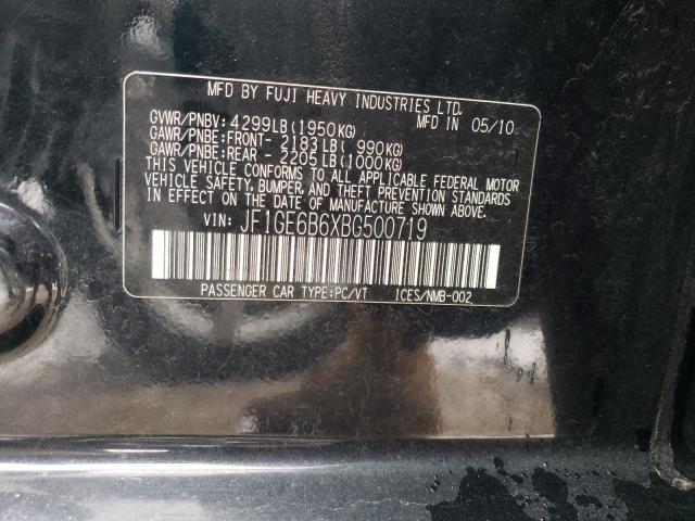 JF1GE6B6XBG500719 Subaru Impreza 2.5i Premium