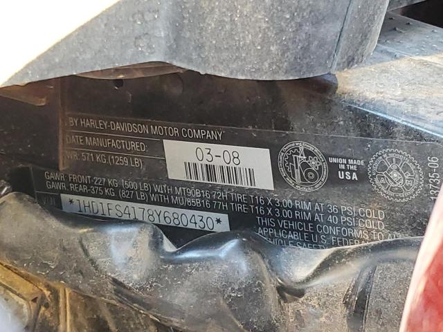 2008 HARLEY-DAVIDSON FLTR - 1HD1FS4178Y680430