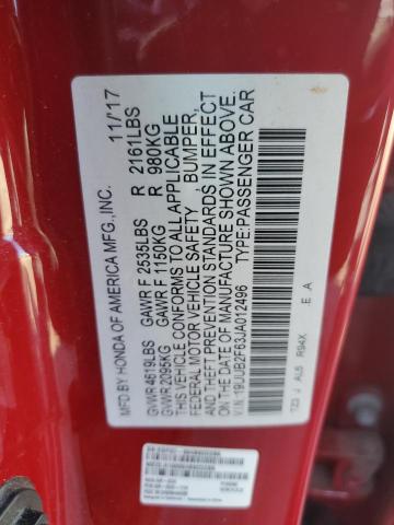 2018 ACURA TLX TECH+A - 19UUB2F63JA012496