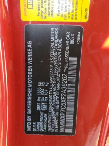 WMWXP7C5XF2A38262 Mini COOPER S