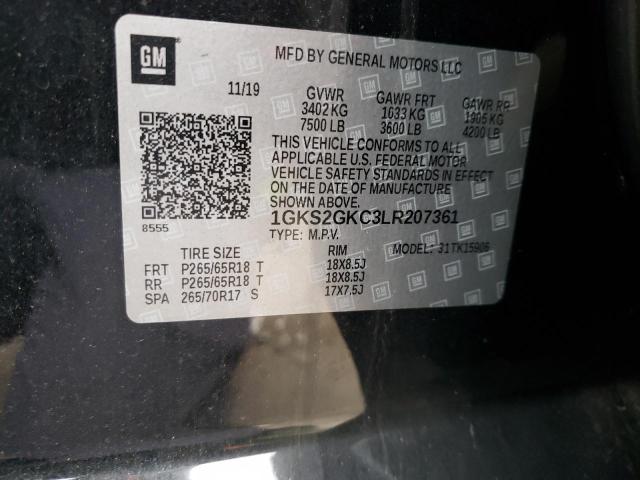 2020 GMC YUKON XL K - 1GKS2GKC3LR207361